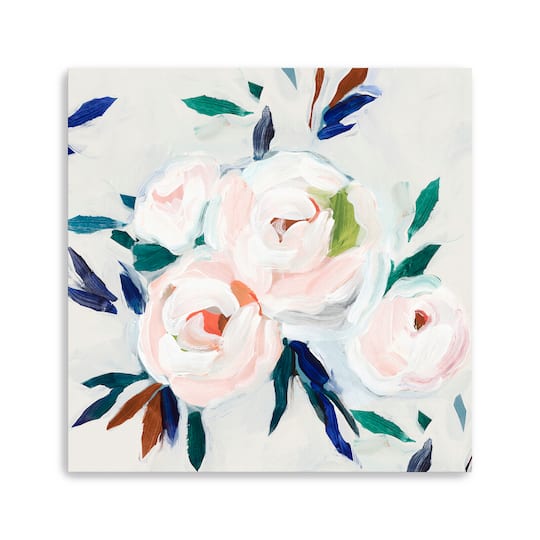 Lumaprints Roses Damask’D Canvas Giclée | 20" x 20" | Michaels®